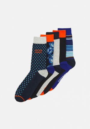 JACBLUEIS SOCK 5 PACK - Calze - black/navy blazer