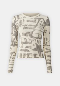 STAMP TEE - Camisola de manga comprida - ecru