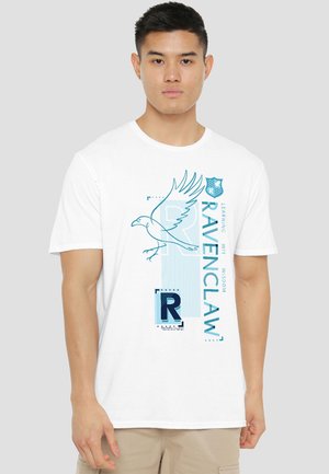 Warner Brothers, HARRY POTTER RAVENCLAW PATTERN CREST - Print T-shirt - white