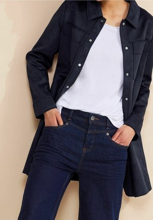 Halflange jas - blue