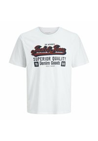Jack & Jones 5 PACK - KURZARM RUNDHALS - T-shirt con stampa - weiß blau schwarz
