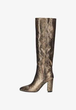 Mexx, MEXX HEELED HIGH BOOT KRYSTAL INDY HEELED HIGH BOOT - Stivali con i tacchi - gold-coloured