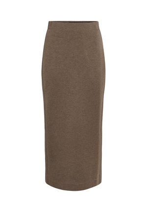 InWear, MELANGE SKIRT - Jupe crayon - coffee quartz melange