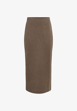 InWear, MELANGE SKIRT - Jupe crayon - coffee quartz melange