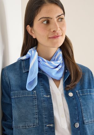 GEMUSTERTES BANDANA - Foulard - blau