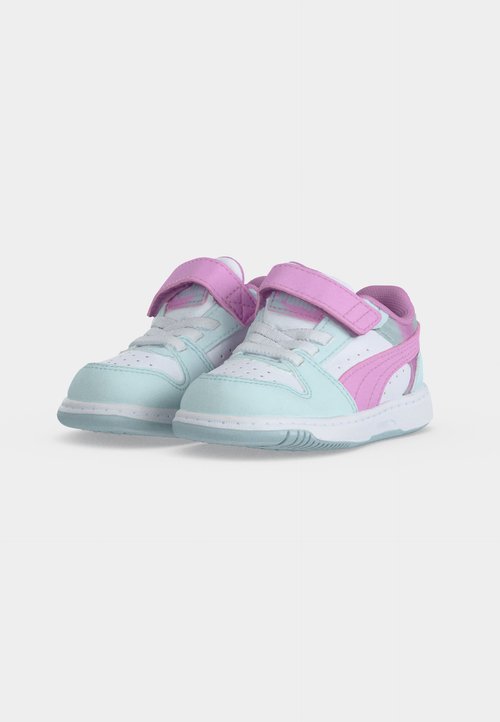 PUMA REBOUND SLAM FADED GLOW UNISEX - Zapatillas - aqua glow/mauve glow/white — foto 3