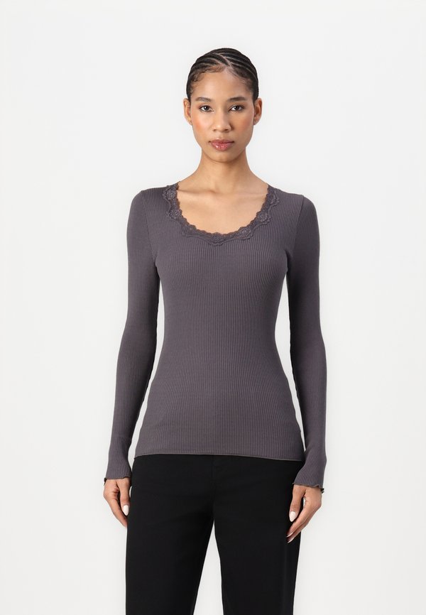 BABETTE U NECK  - Long sleeved top - magnet
