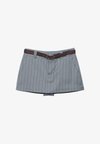 WITH BELT - Minijupe - light grey