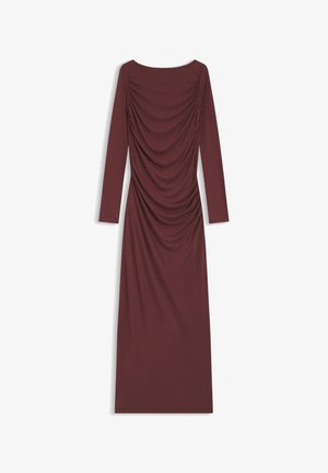 HUGO, NOOKIE - Robe en jersey - brown overflow