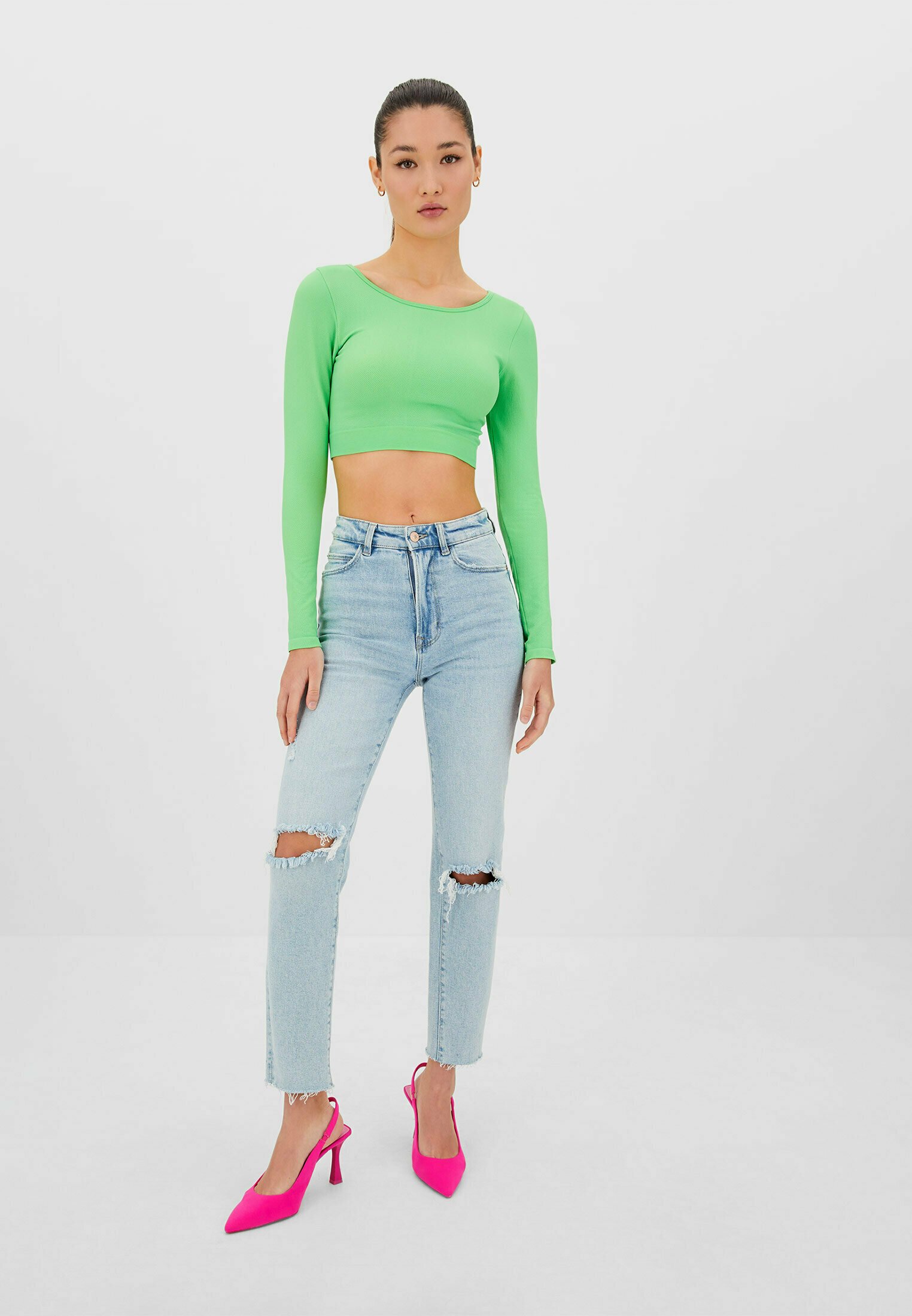 Stradivarius Jeans slim fit - blue denim/blu denim - Zalando