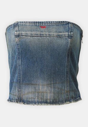 Diesel DE VILLE - Top - blue denim