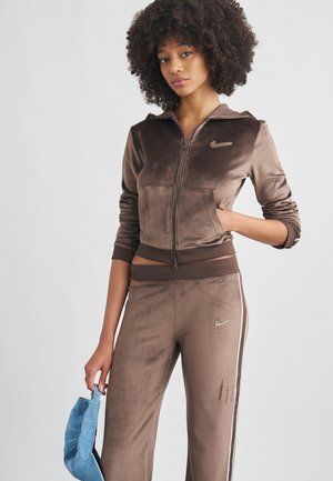 Sweat zippé - baroque brown