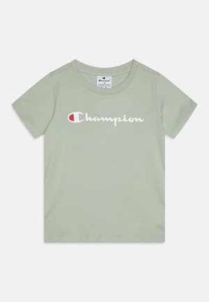 ICONS CREWNECK WITH LARGE LOGO - T-shirt imprimé - light green