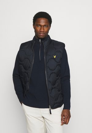 WADDED GILET - Waistcoat - dark navy