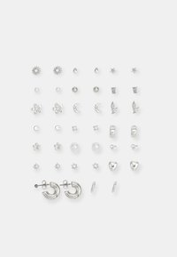 Pieces 20 PACK EARSTUDS - Auskari - silver-coloured
