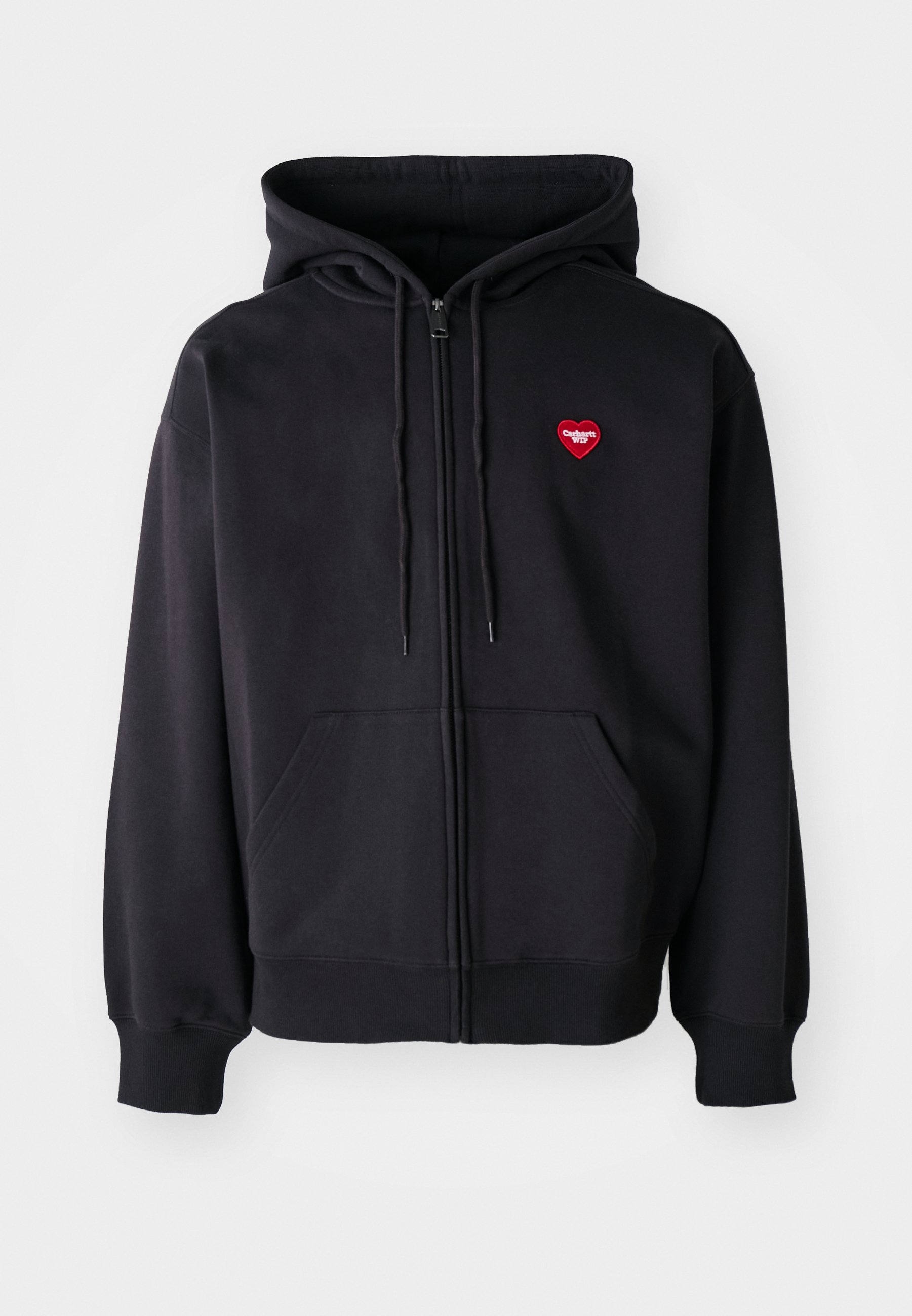Carhartt WIP HOODED HEART HARTT JACKET - Zip-up sweatshirt - black