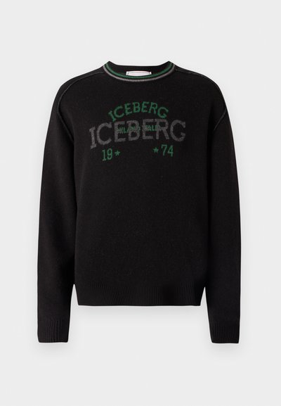 Iceberg MAGLIA GIROCOLLO - Strickpullover - nero
