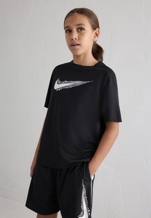 Nike Performance UNISEX - T-shirt desportiva - black/white