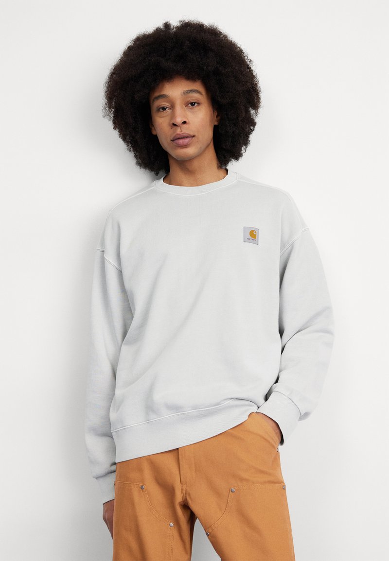 Carhartt WIP NELSON - Mikina - sonic silver garment dyed