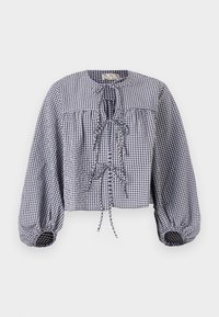LEONORA BLOUSE - Bluse - black/white