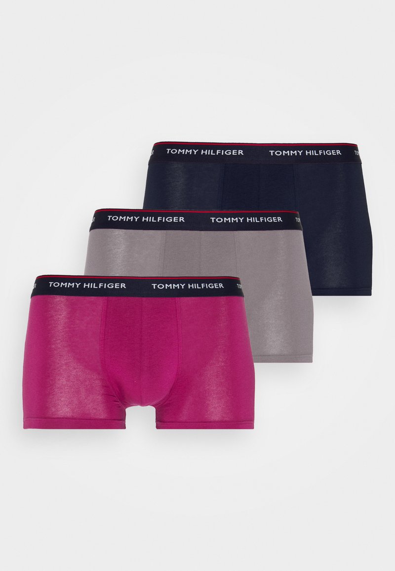 Tommy Hilfiger PREMIUM ESSENTIALS TRUNK 3 PACK - Cuecas boxer - ruby/sublunar/desert sky