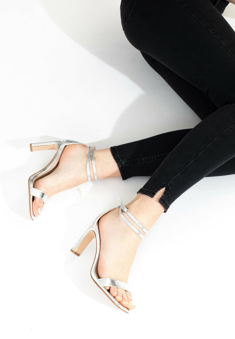 Damen Pumps | Celena CORY High Heel Sandalette silver/silberfarben - LQ90371 Damen Pumps | Celena CORY High Heel Sandalette silver/silberfarben - LQ90371
