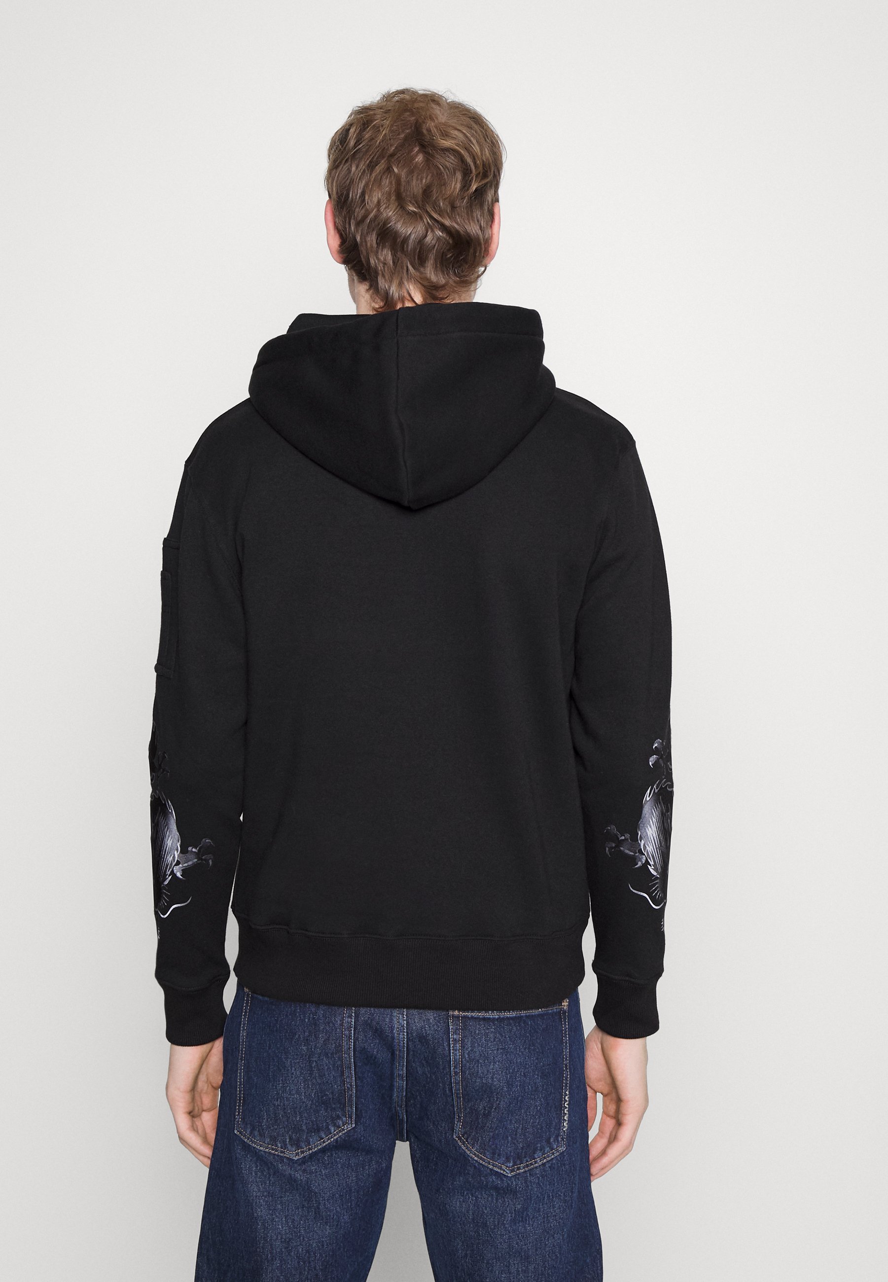 Alpha Industries DRAGON EMB - Sweatshirt - black - Zalando