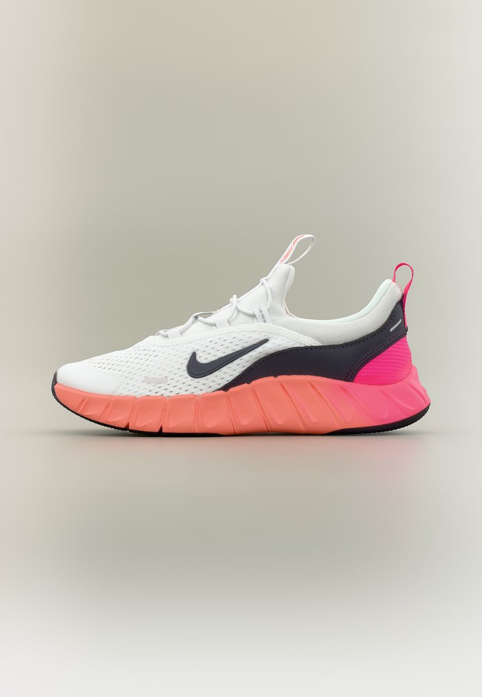 Nike FREE RIDE UNISEX - Zapatillas running asfalto - white/gridiron/hyper pink/atomic pink