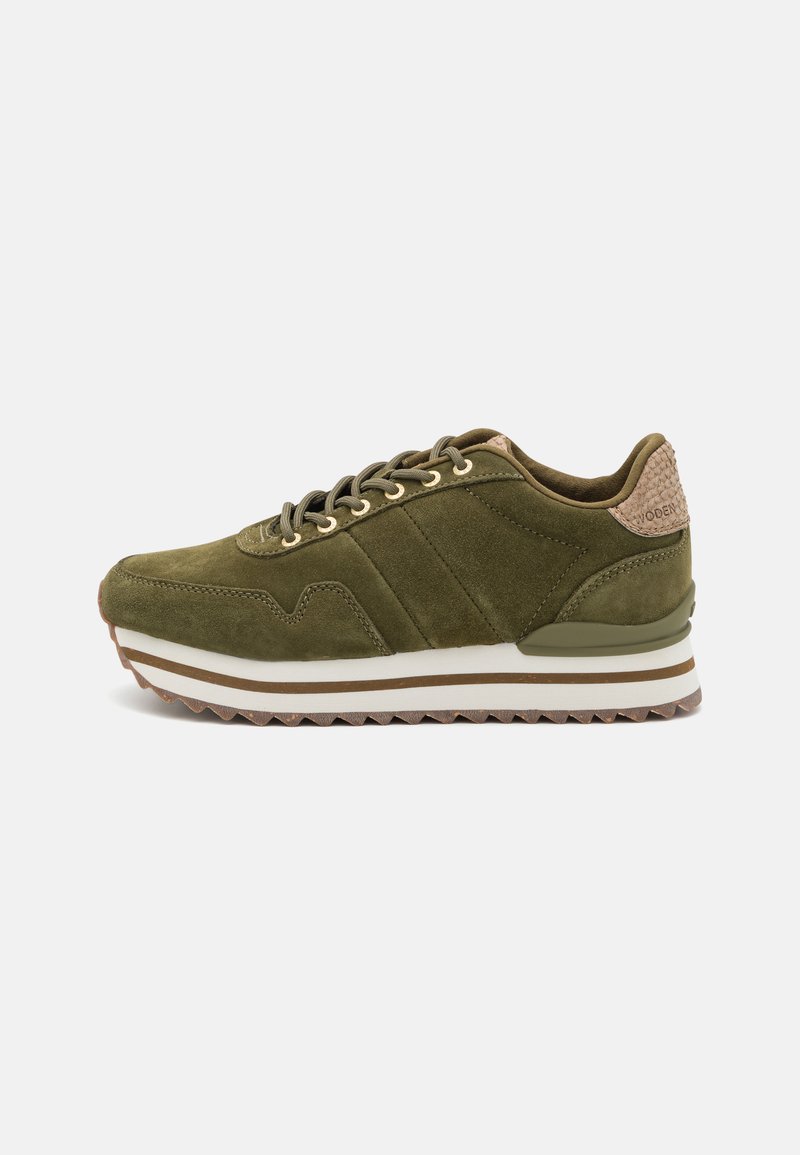 Woden NORA III - Trainers - dark olive