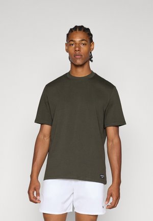 Björn Borg CENTRE MOCK NECK - T-shirt basique - dusty olive