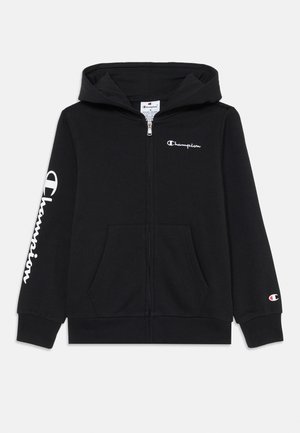 ICONS CONTRAST FULL ZIP HOODIE UNISEX - Felpa con zip - black