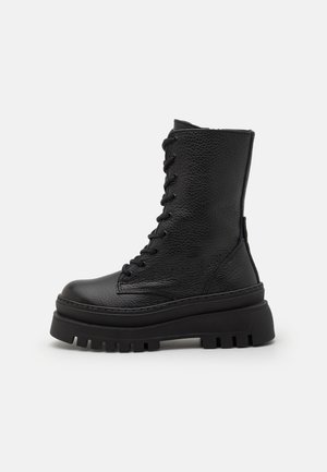 JCOAST - Nauhalliset saappaat - black
