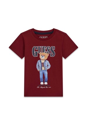 SS - T-Shirt print - bordeaux