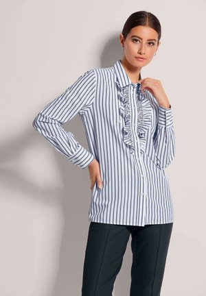 Hemdbluse - navy white