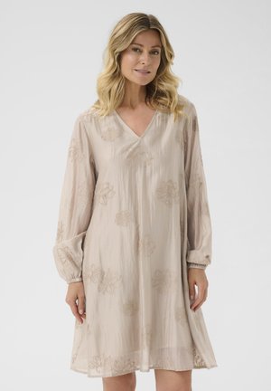 Cream BINE - Robe de jour - cobblestone