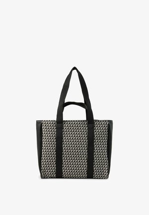TOM TAILOR, TOM TAILOR BAGS TTLANIKA L SHOPPER MIT ALLOVER-PRINT - Shopper - mixed black