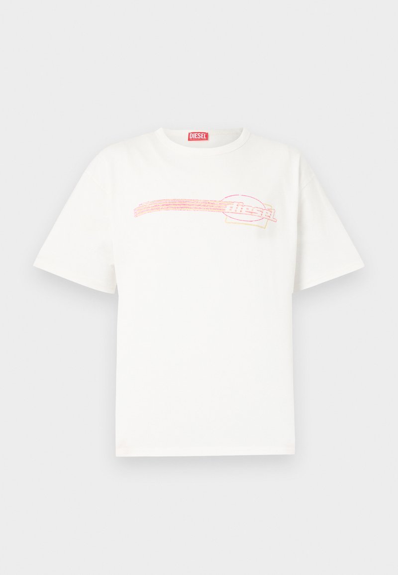 Diesel T-shirt print wit