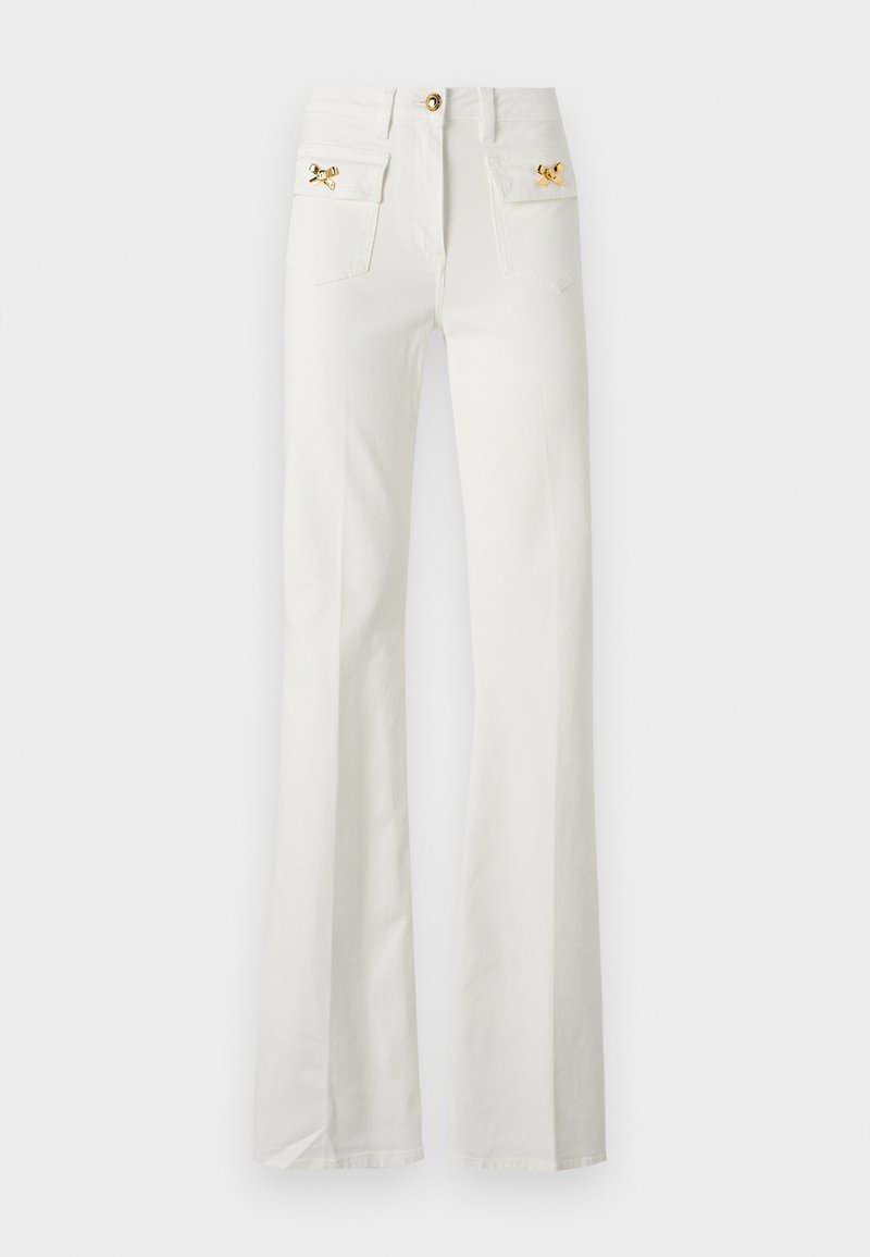 Elisabetta Franchi Jeans bootcut bianco