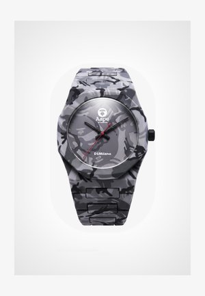 D1 Milano, D1 X AAPE: BLACK NYLON - LIMITED EDITION WATCH 39MM - Montre - black/transparent