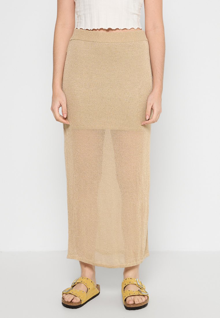 Abercrombie & Fitch Maxirok beige