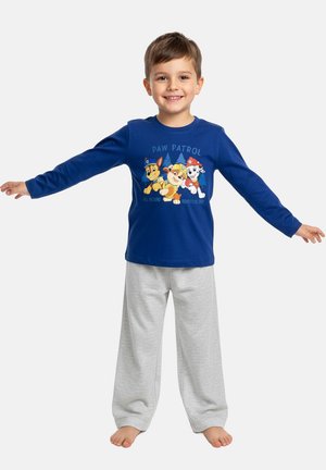 Paw Patrol, PAW PATROL SCHLAFANZUG ADVENTURE PYJAMA SET LANGARM OBERTEIL MIT HOSE - Pyjama set - blau grau