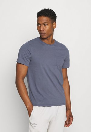 AVANDARO MAN - Printtipaita - grey/blue