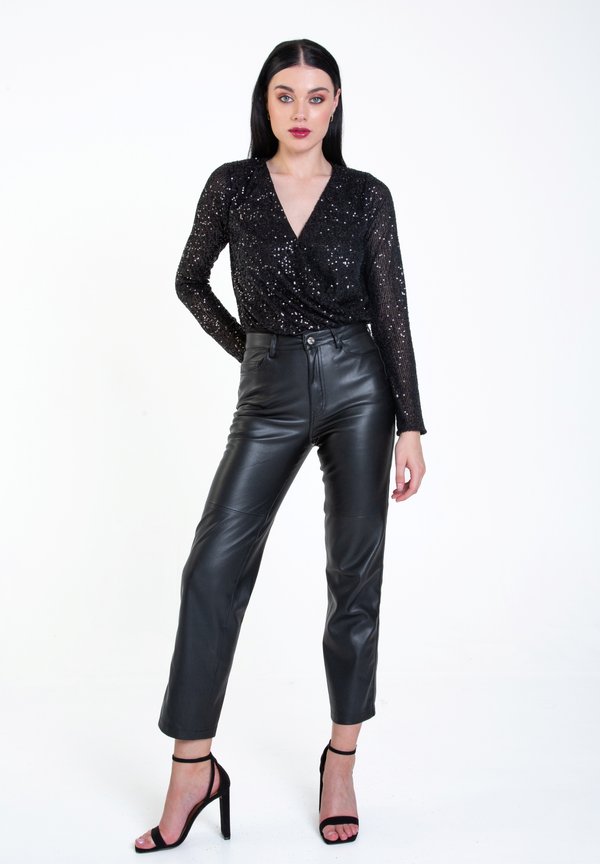 SEQUIN WRAP LONG  - Blouse4