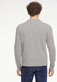 Lindbergh BUTTON - Kofta - mid grey mel