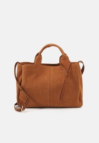 Zign - LEATHER - Geantă de mână - cognac Imagine miniatură 1
