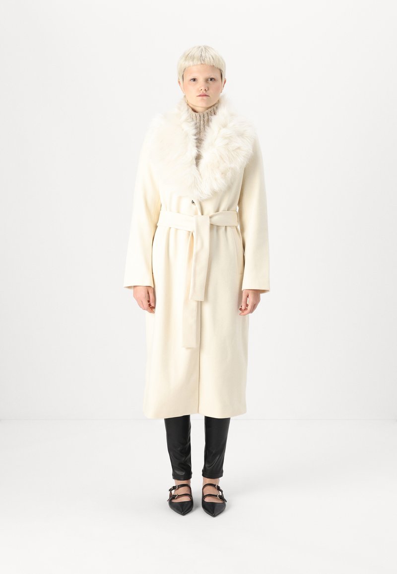 VILA VIMETIL LONG COAT - Cappotto classico - birch