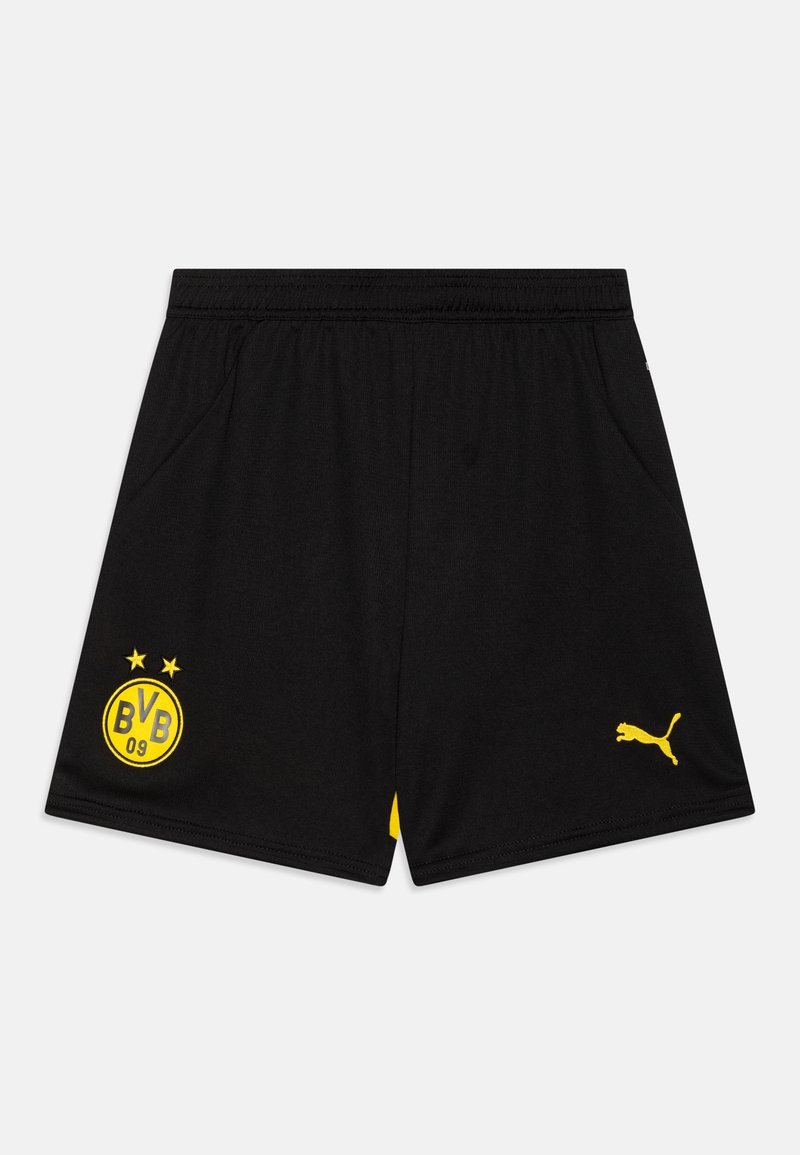 Puma BVB BORUSSIA DORTMUND SHORTS REPLICA JR UNISEX - Klubu apģērbs - black/faster yellow