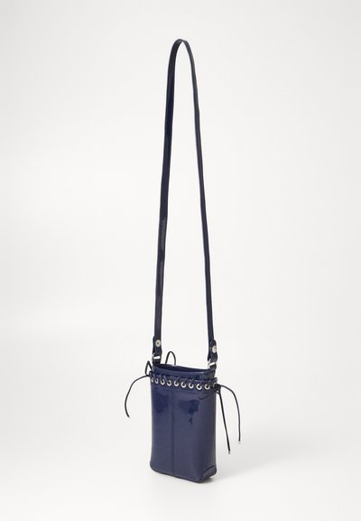 Ludovic de Saint Sernin PHONE CLEAVAGE BAG - Cross body bag - blue patent