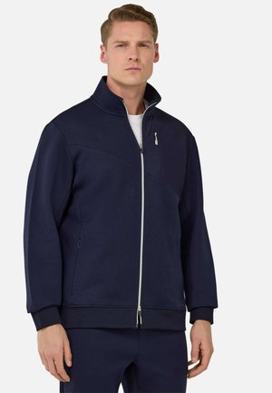 Boggi Milano Zip-up sweatshirt - navy blue