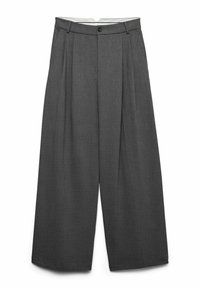 Stoffhose - dark grey melange